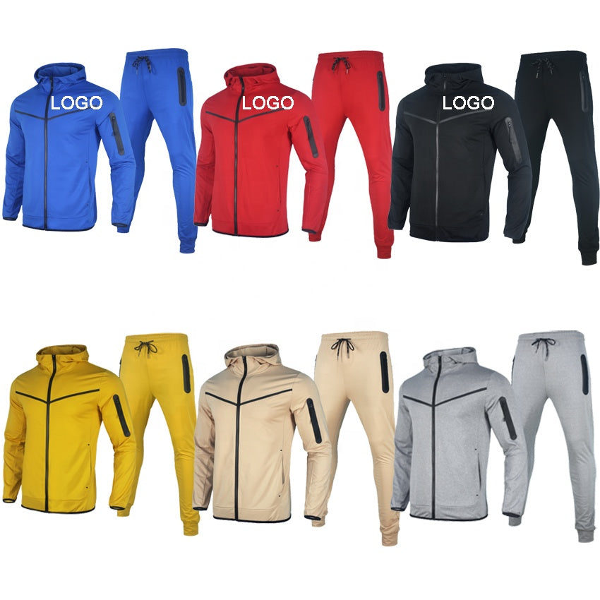 Men's Tracksuits Custom Logo Jogging Set - My Store