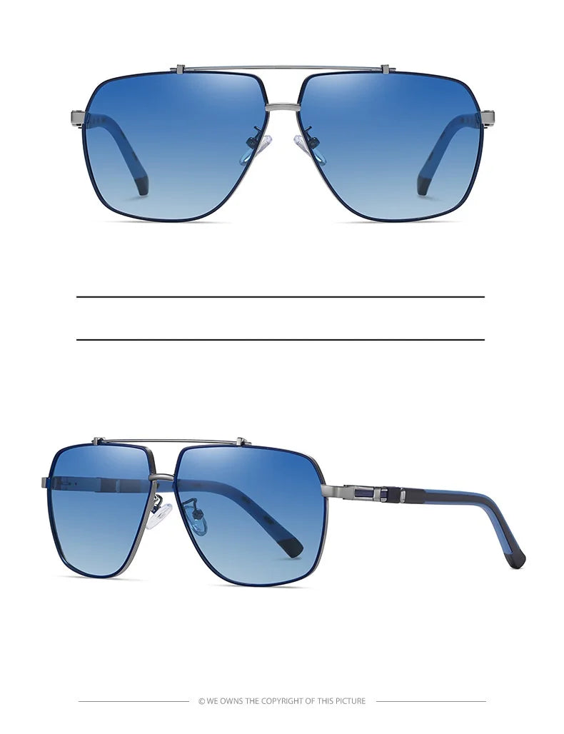Luxury Trendy Polarized Sunglasses for Men Classic Metal Frame Sunglasses 2022 Wholesale Sunglasses in Stock