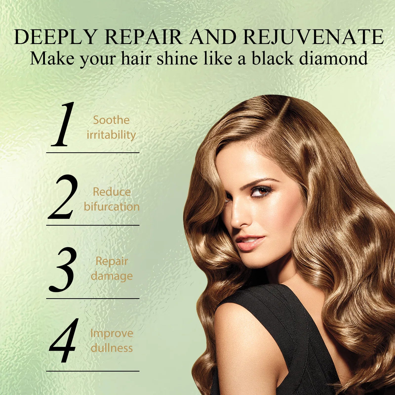 Hair Care Essence Soft Fluffy Shiny Repair Dry and Broken Hair Smooth Softening Hair Serum