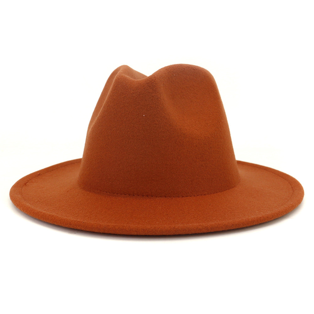High Quality Children Jazz Fedora Hat Solid Fedora Hats for Kids