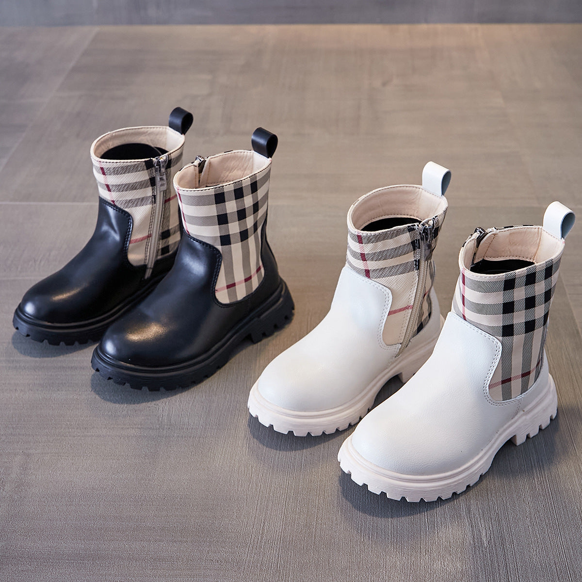 New Fashion Children Booties Kids Children's Boots Snow Shoes Martin Boots for Girls