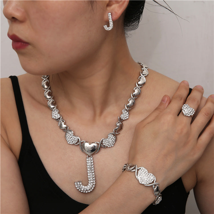 2021 Hip Hop High Quality Gold Jewelry Women Jewelry Set 18k Gold Plating Jewelry Set
