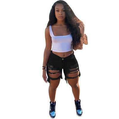 Amazon Jean Shorts Women Ripped Tassel Light Colored Washed Women Jeans Shorts Women Jeans