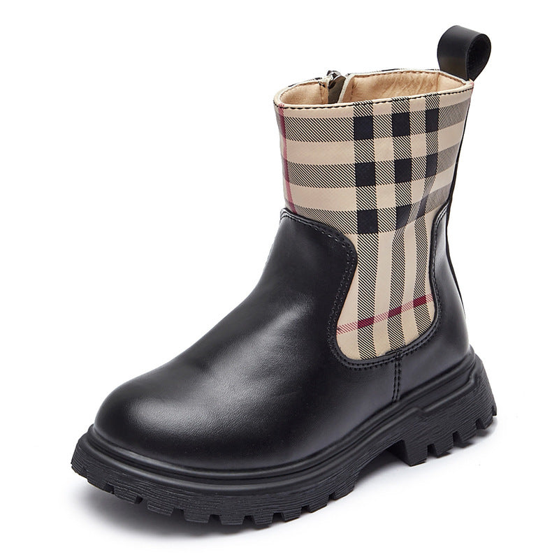 New Fashion Children Booties Kids Children's Boots Snow Shoes Martin Boots for Girls