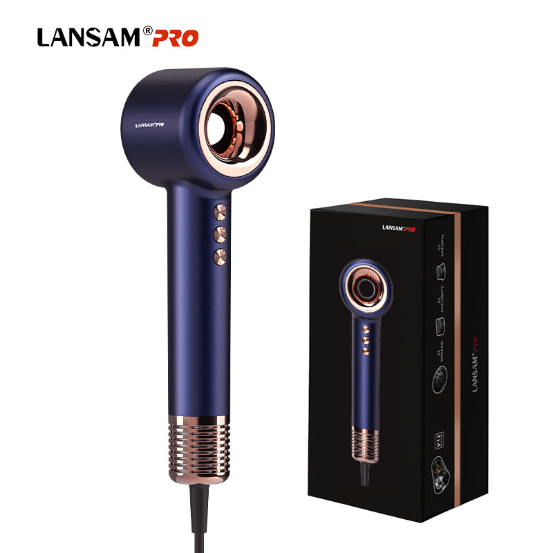 Factory Direct Sales Hair Care Home Salon Powerful Leafless Negative Ionic Hair Blow Dryer Portable