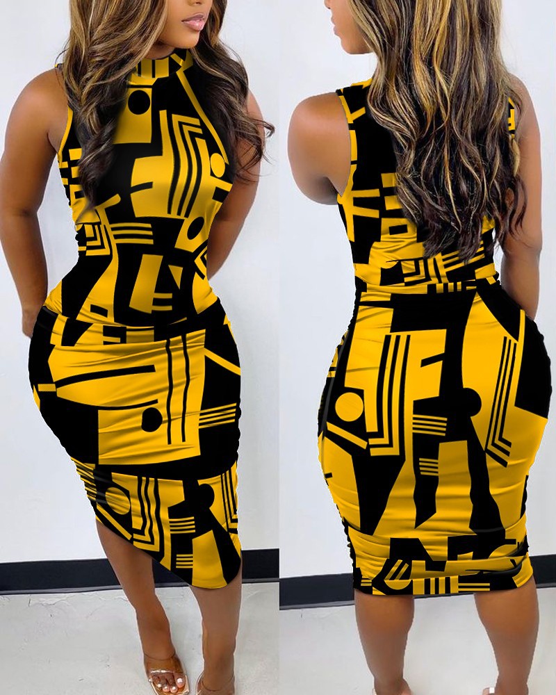 New Arrival Print Dress Women Dress Elegant Casual Dresses