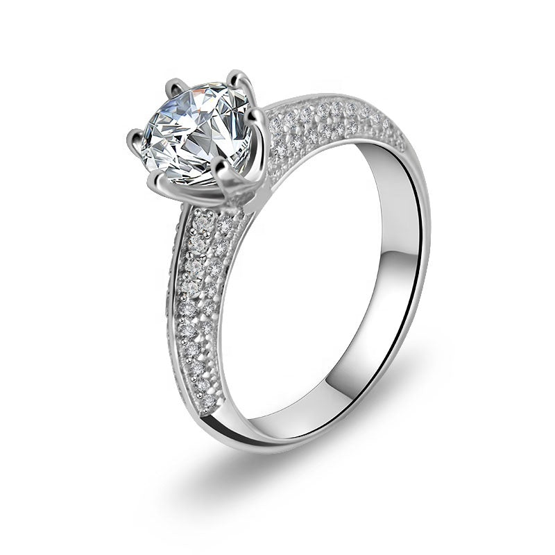 2025 Stone Rings Women  Moissanite Diamond Jewellery Engagement Silver 925 Ring Jewelry