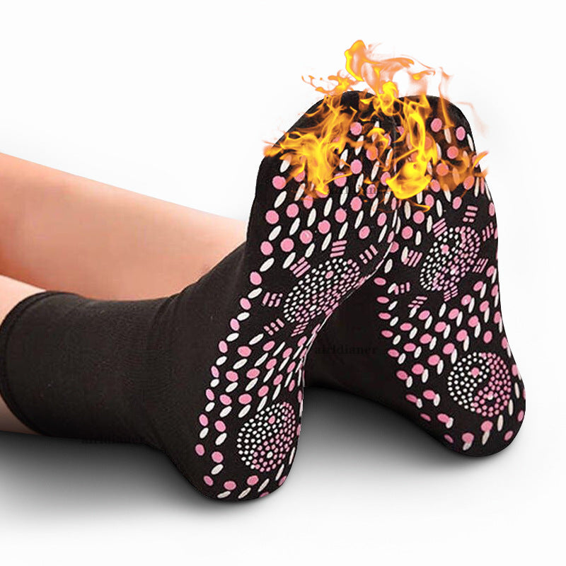 Nanotechnology Autumn Winter Self-Heating Socks Unisex Thickened Massage Yoga Health Care Crew Cotton Sports Warm Cold Socks