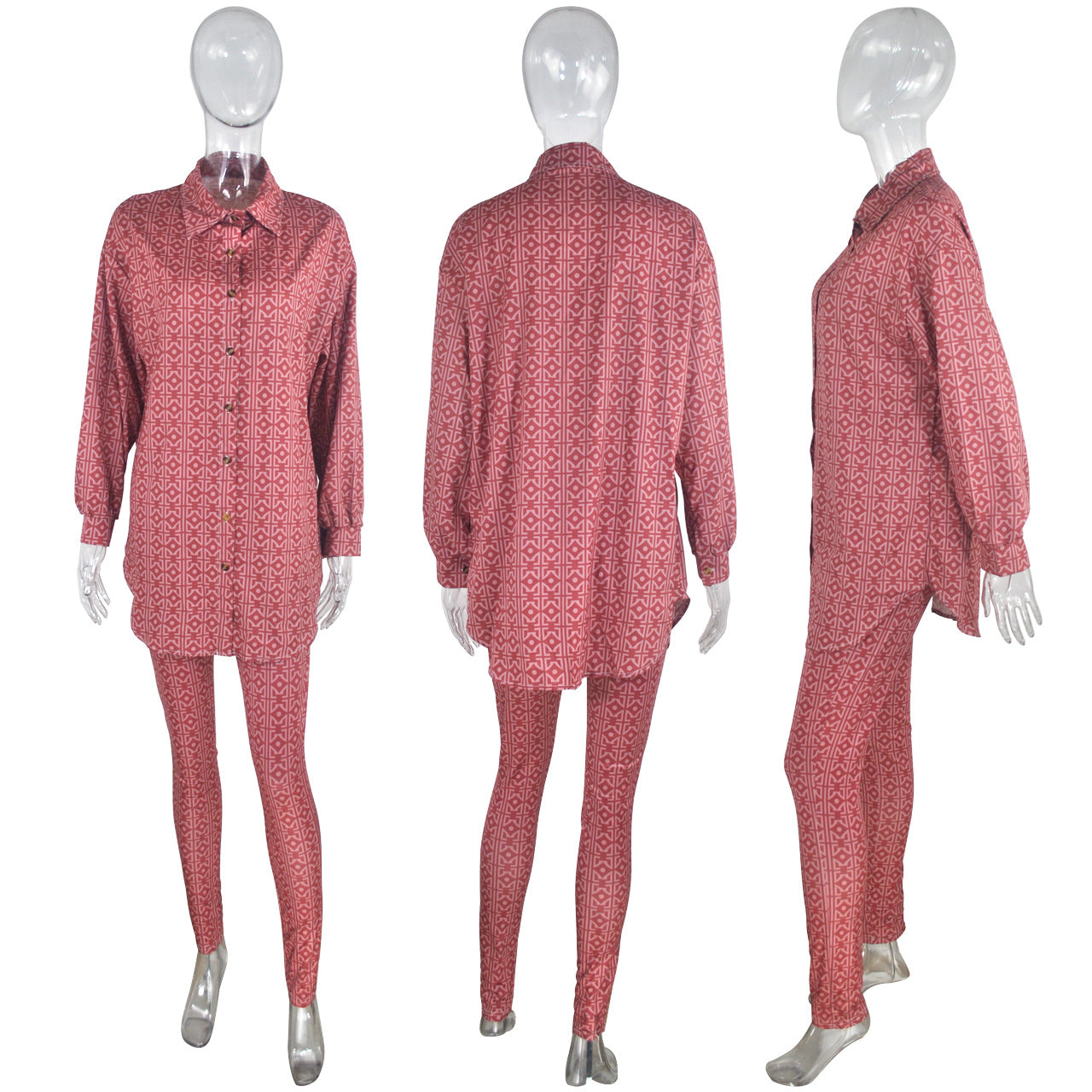 2022 Plus Size Women's Blouses & Shirts Sexy Ladies' Blouses Two Piece Set Fashion Blouse Clothes