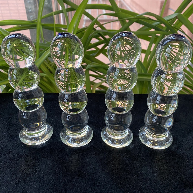 Hot Sale Handheld Personal Care Best Glass Game Toy Wand Massager Anal Plugs for Men and Women