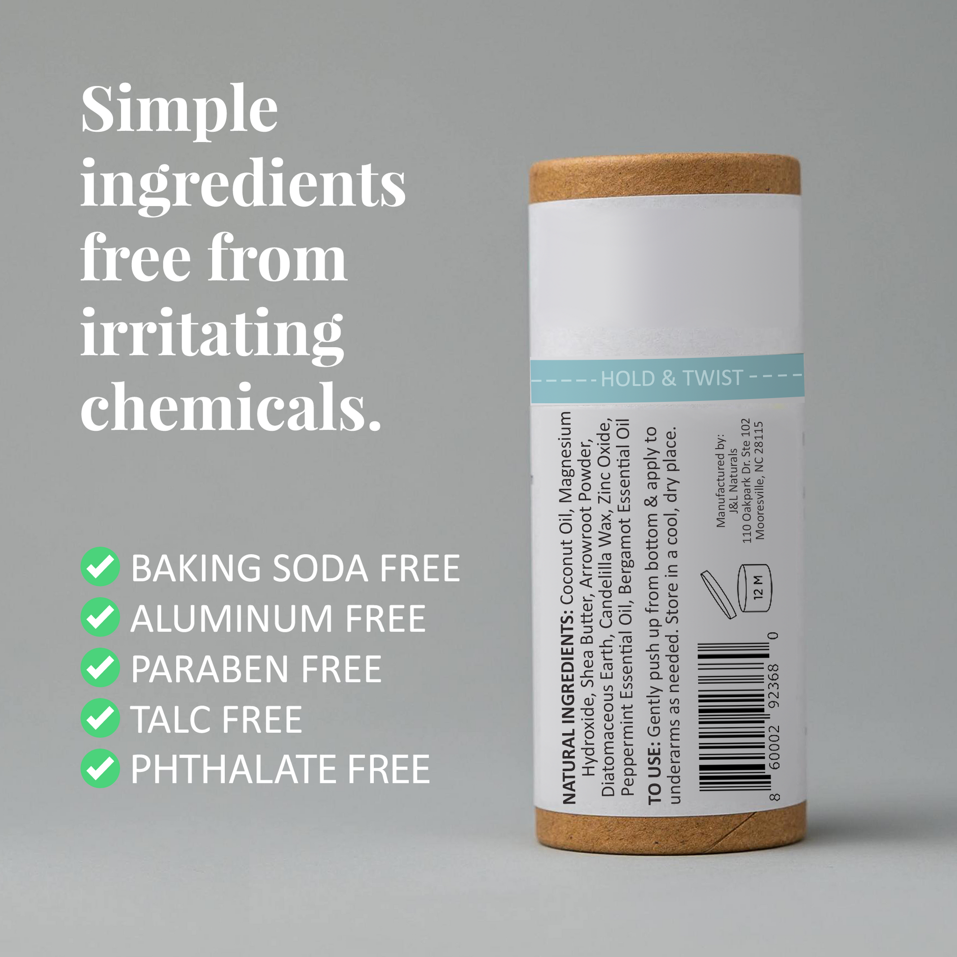 Mineral (Baking Soda-Free) Deodorant - My Store
