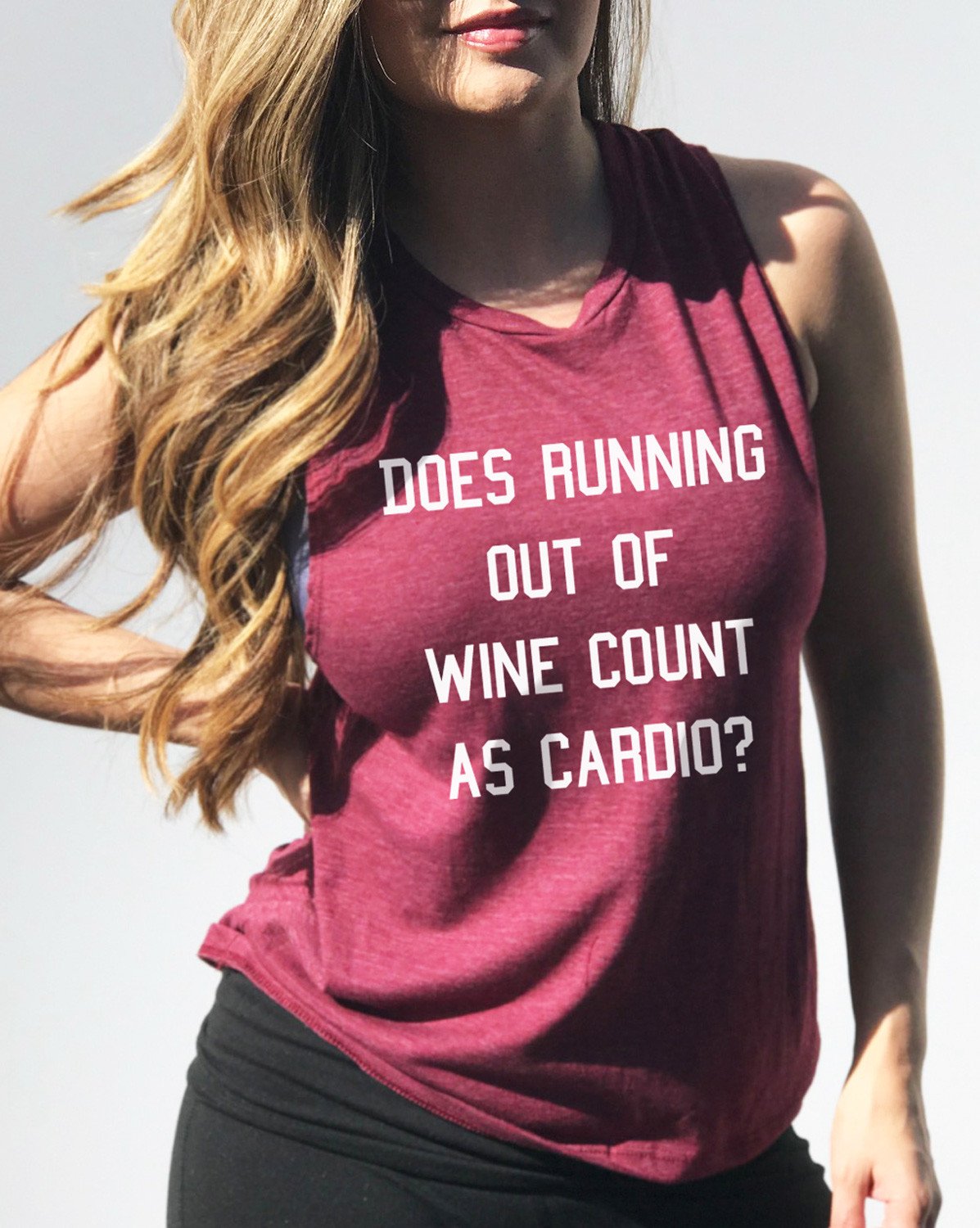 Running Out of Wine Muscle Tank Top - My Store