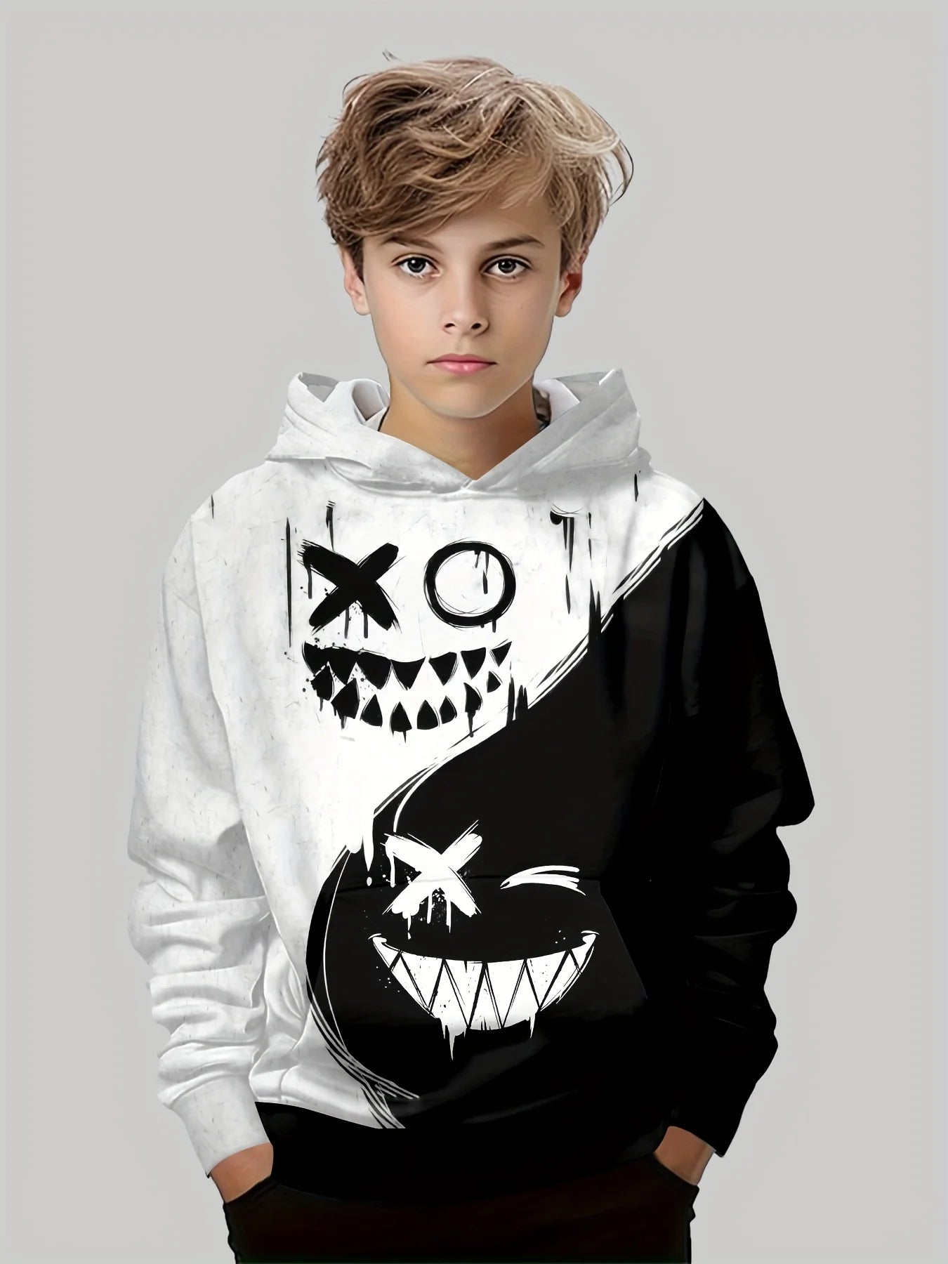 Kids Clothes Hoodies Long Sleeve Children's Sweatshirt Creative Print Casual Girls' Summer Clothes Boy Tops Children's Clothing