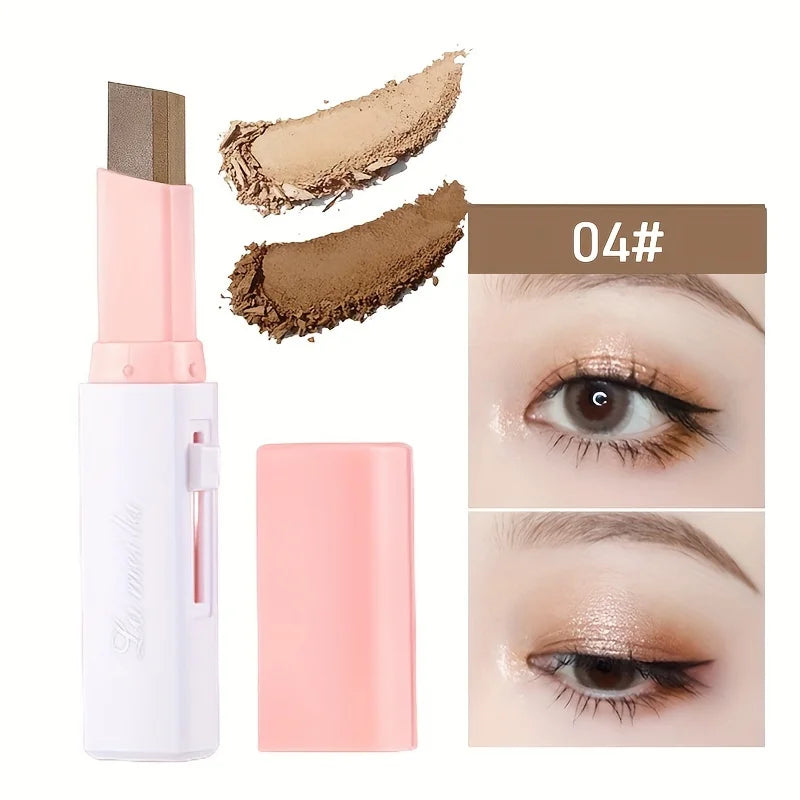 2 in 1 Pearly Highlighter Eyeshadow Stick Makeup Waterproof Long Lasting Glitter Eyeshadow Eyeliner Stick Eyes Makeup Cosmetics - My Store