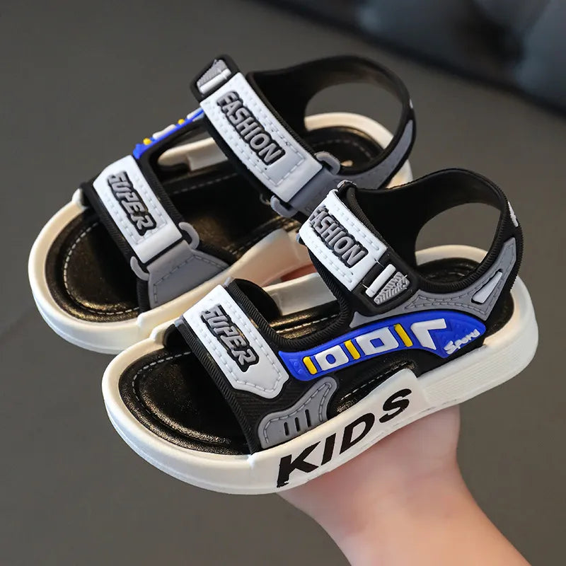 Breathable Sport Sandals Summer Sandals for Boys Casual Beach Shoe Comfortable Soft Sole Kids Shoes Fashion Non-Slip Sandalias