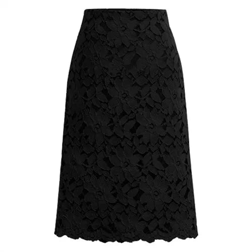 Women Skirt Summer Lace Elegant Office Skirts Womens Pencil Bandage Skirt for Women Skirts Knee-Length High Waist M-4xl