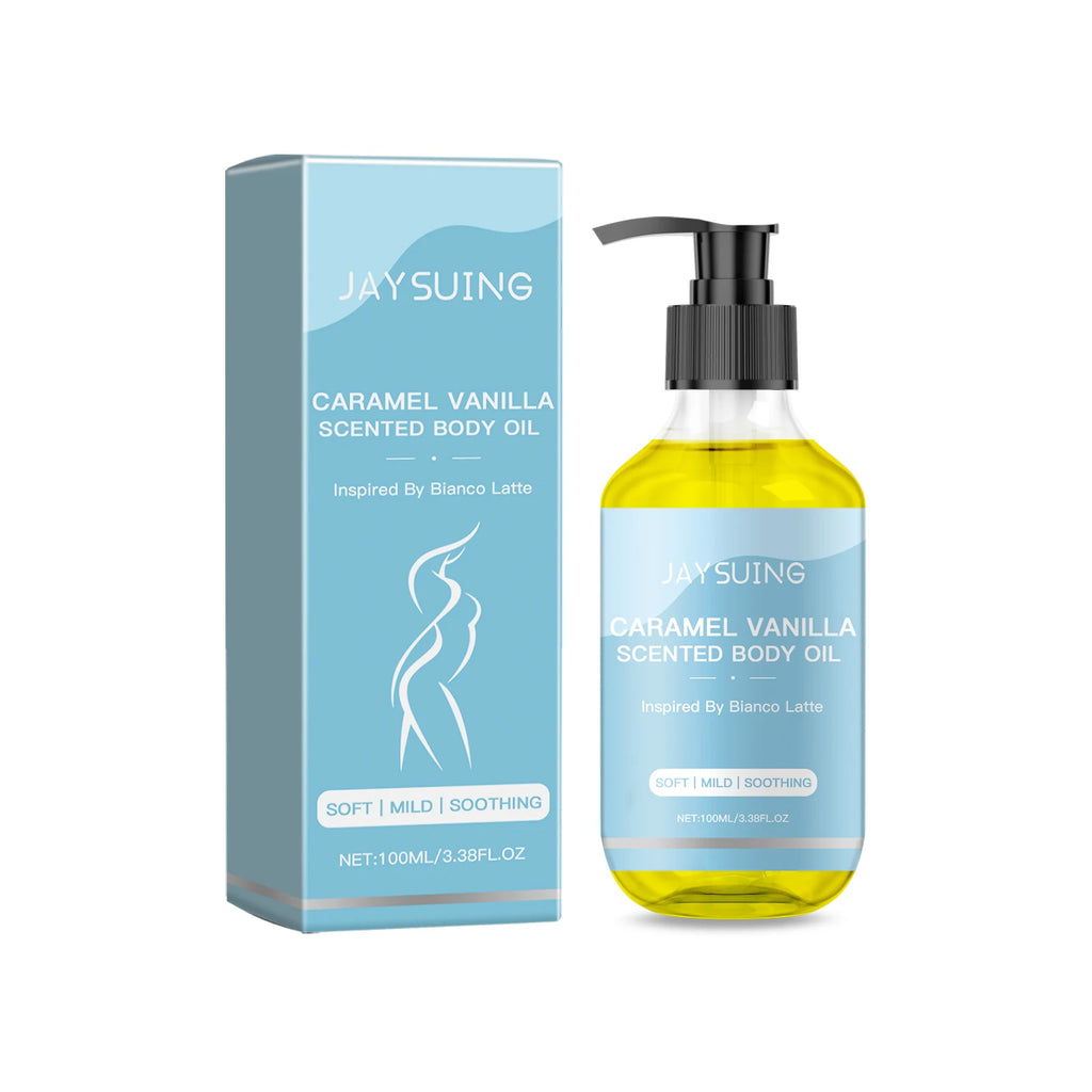 Caramel Vanilla Essential Oil for Body Repair Brightening Skin Lightening Nourish Long Lasting Scented Body Massage Oil 100ml
