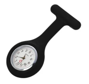 Mini Cute Pocket Watches Silicone Nurse Watch Brooch Tunic Fob Watch With Free Battery Doctor Medical Unisex Watches Clock