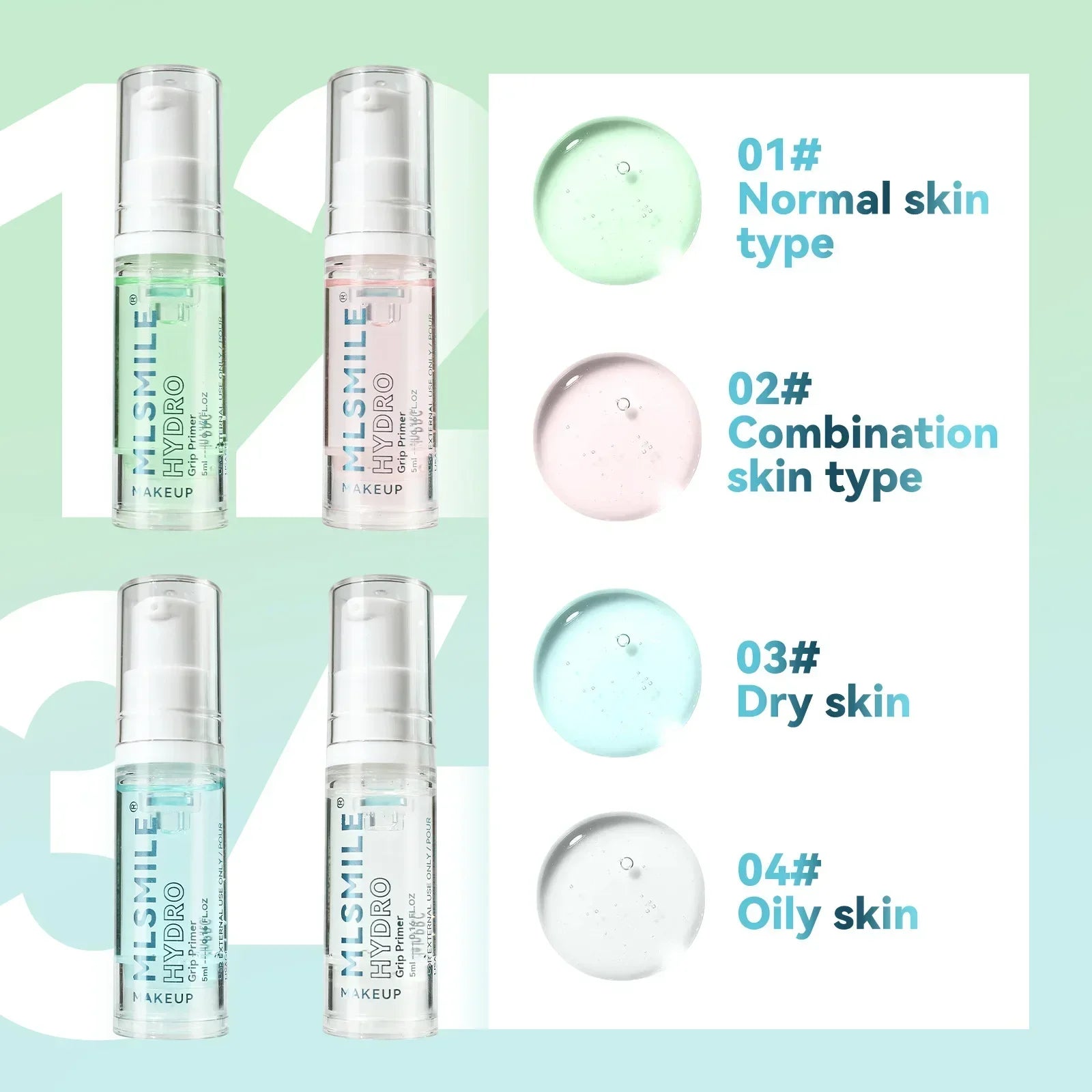 5ml Hydrating Face Primer Makeup Gel Isolation Moisturizing Brightening Invisible Pore Gel-Based Facial Makeup Transparent Cream - My Store