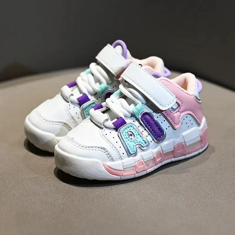 Four Seasons Children Sneakers Girls Boys Non-Slip Sports Shoes Toddler Non-Slip Sneaker Casual Soft Shoes Kids Outdoor Shoes