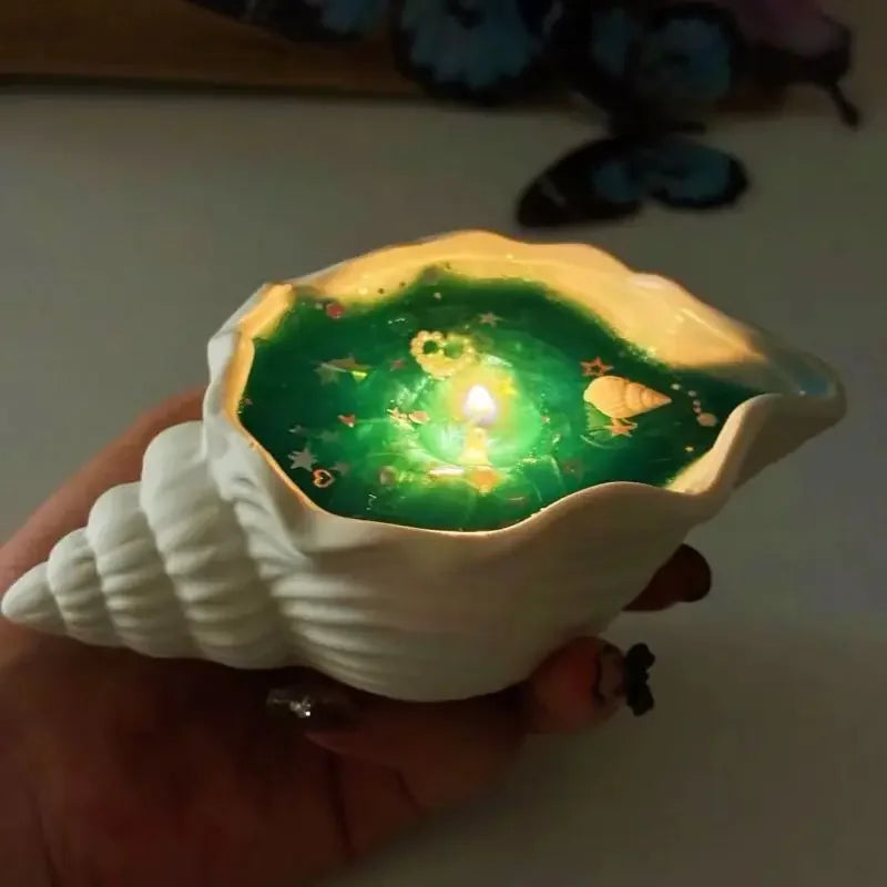 Sea Shell Aromatherapy Candle Creative Starfish Shell Scented Candle Sea Shell Candle Handmade Sea Shell Whirlpool Candles