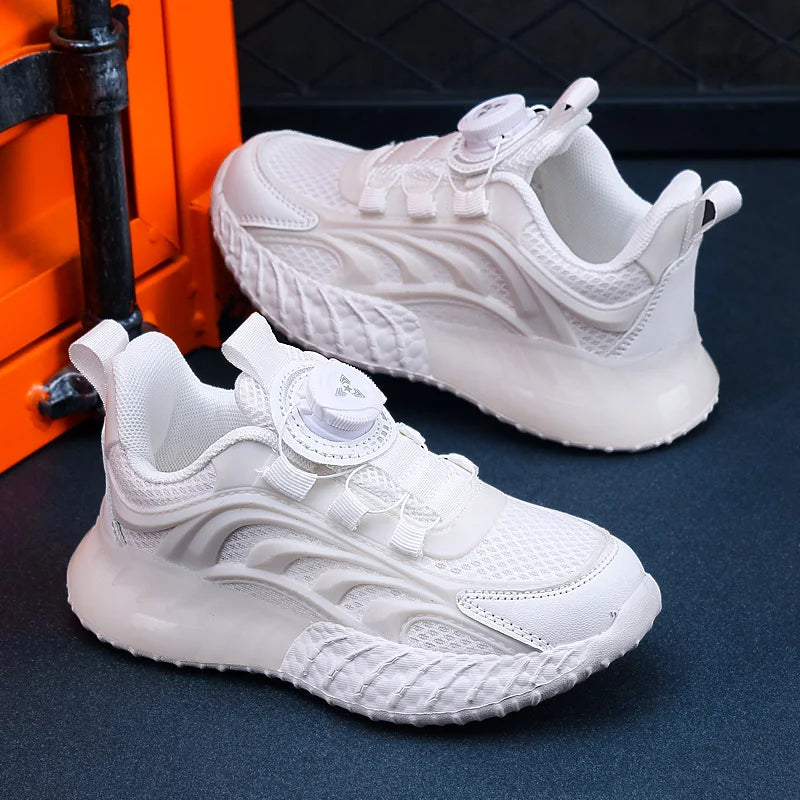 Children Sneakers Kids Shoes for Girl Sport Tennis Casual Running Shoe 2025 Boys Mesh PU Leather Tenis Outdoor Sneaker