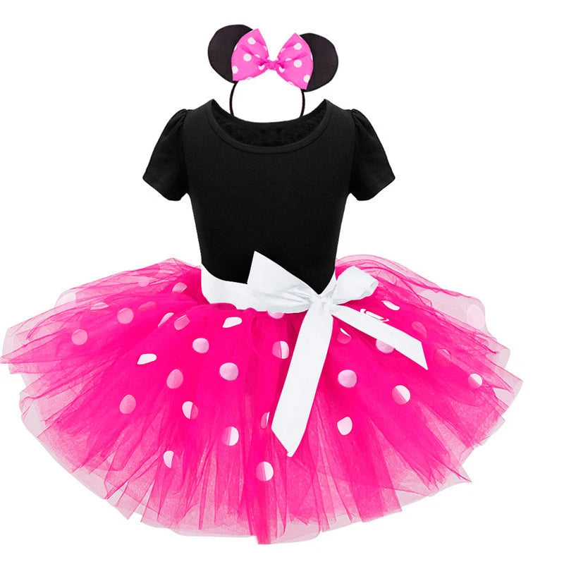 Baby Girls Dress for Summer Flower Lace Vestidos Wedding Party Kids Dresses for Girls Pearls Tulle Princess Children's Dresses - My Store