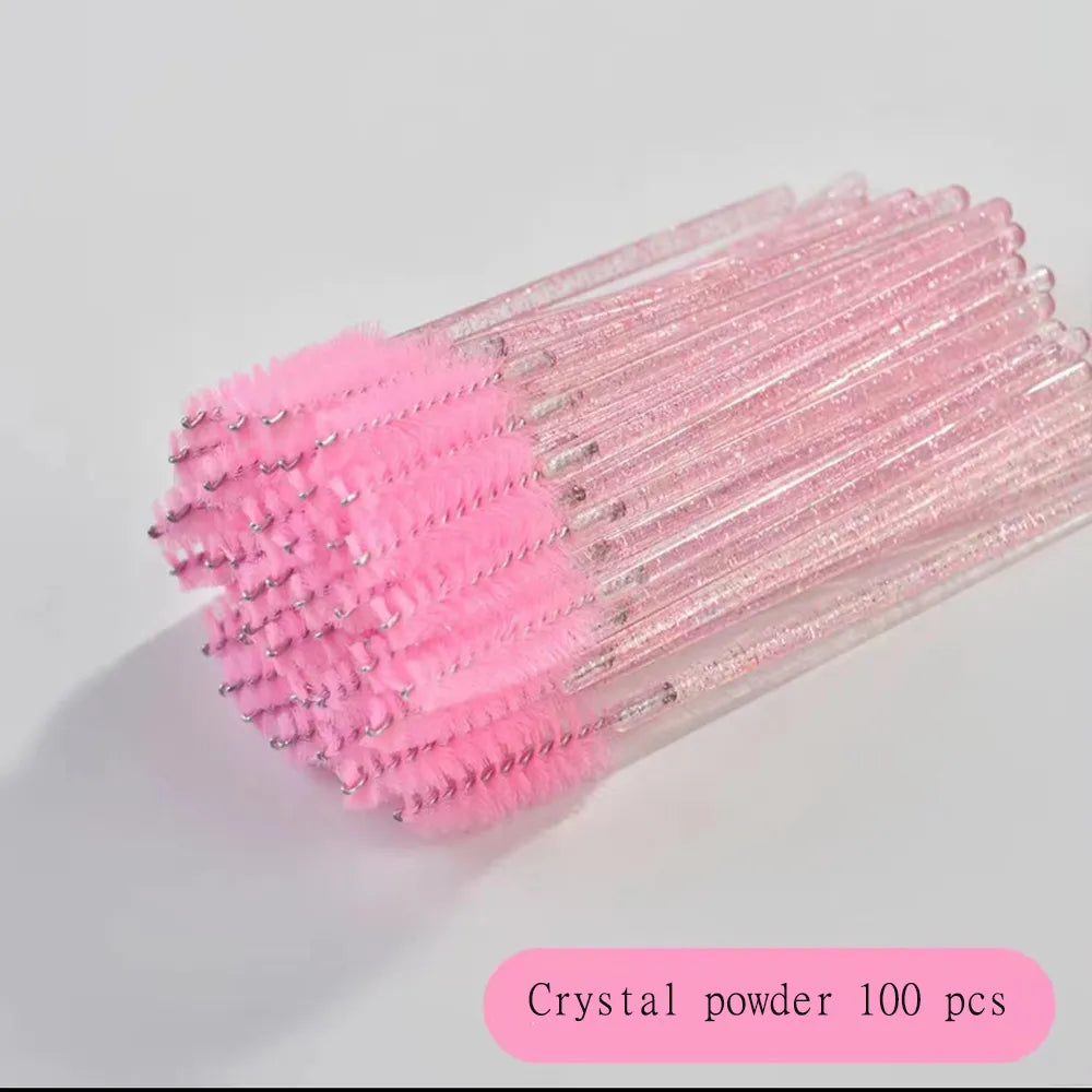 100 Pcs Disposable Eyelash Mascara Brushes for Eye Lashes Extension Eyebrow and Makeup Wholesale of Makeup Tools - My Store