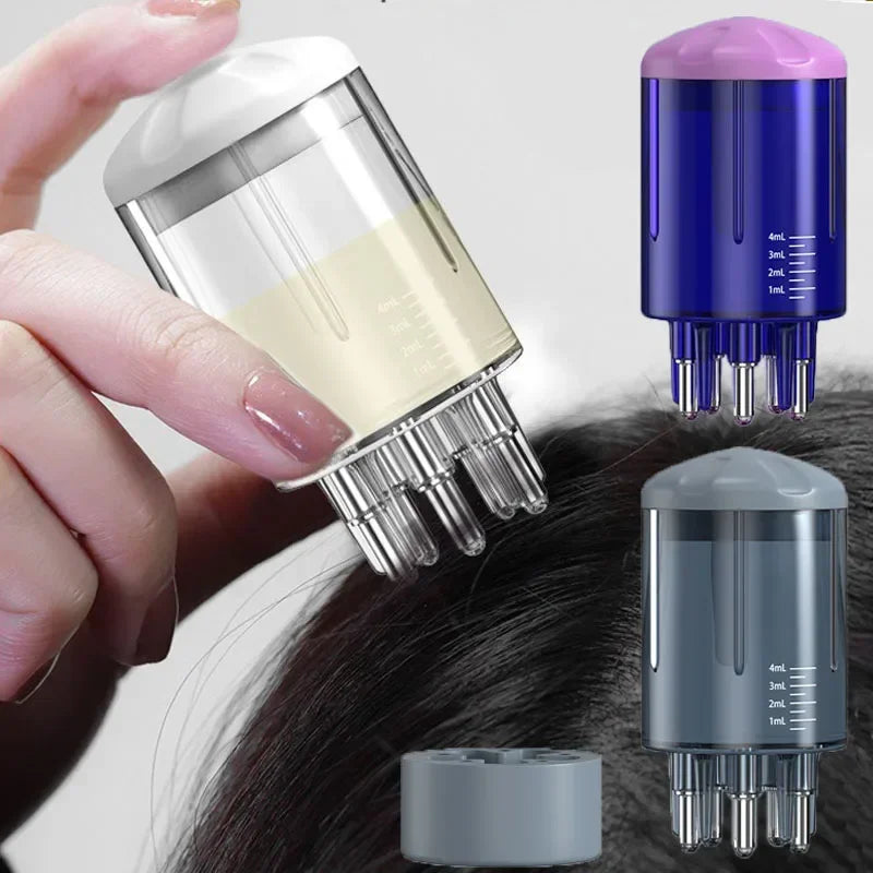 Scalp Applicator Liquid Comb for Hair Scalp Treatment Essential Oil Liquid Guiding Massager Comb Hair Growth Serum Oil Apply