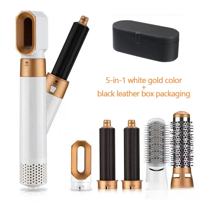 5 in 1 Electric Hair Brush Hair Dryer for Dyson Airwrap Automatic Curler Hair Straightener Hot Air Comb Hairdressing Appliance