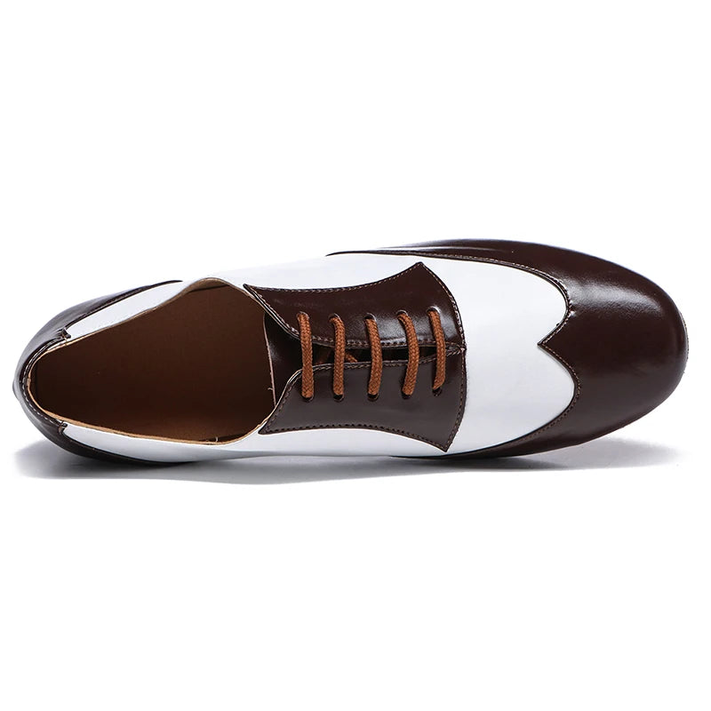 Ballroom Dance Shoes for Men Standard Modern Soft Bottom Latin Shoes Low Heel Smooth Swing Salsa Tango Waltz Dancing Shoe