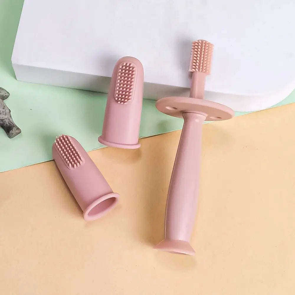 3pcs Baby Finger Toothbrush Soft Cleaning Toothbrush for Kids  BPA Free Oral Health Care for Infant Gentle Protect Babie