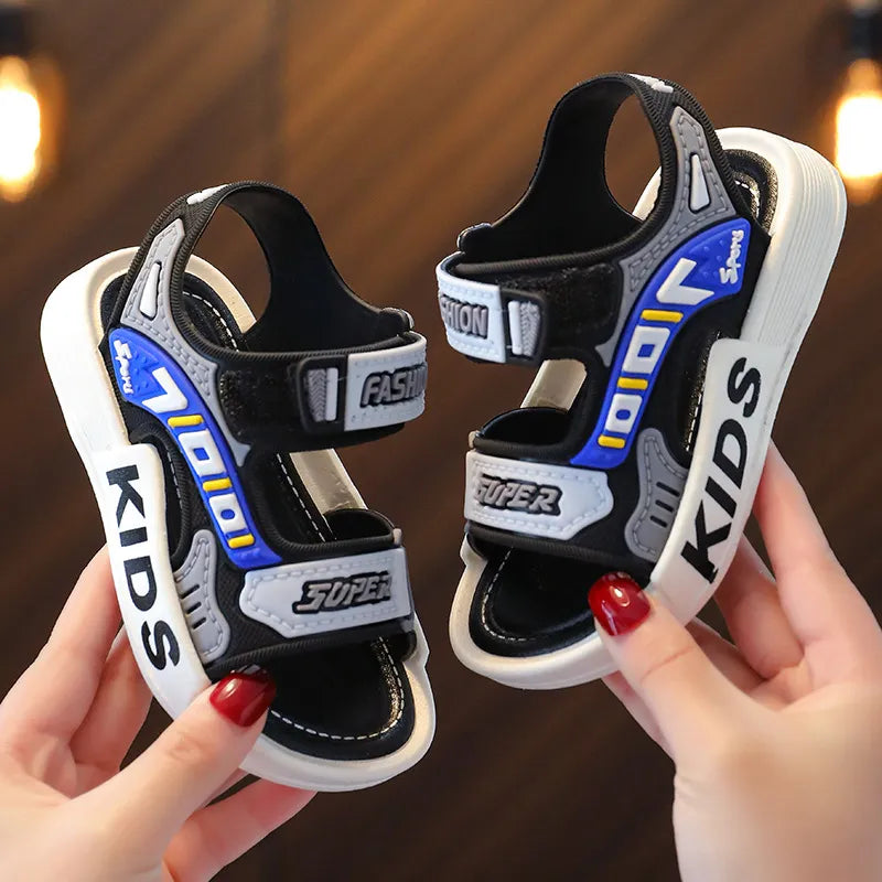 Breathable Sport Sandals Summer Sandals for Boys Casual Beach Shoe Comfortable Soft Sole Kids Shoes Fashion Non-Slip Sandalias