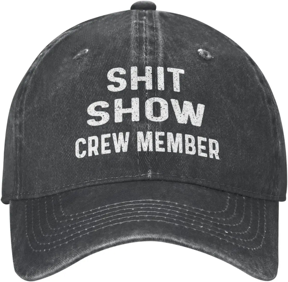 Funny Hat Shit Show Crew Member Hat Women Dad Hats Adjustable Caps