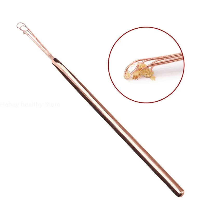 Ear Tools Stainless Steel Silver Earpick Wax Remover Curette Cleaner Health Care Tools Ear Pick Handle Design