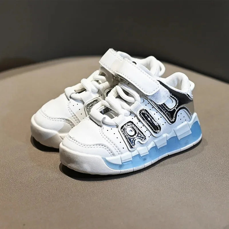 Four Seasons Children Sneakers Girls Boys Non-Slip Sports Shoes Toddler Non-Slip Sneaker Casual Soft Shoes Kids Outdoor Shoes