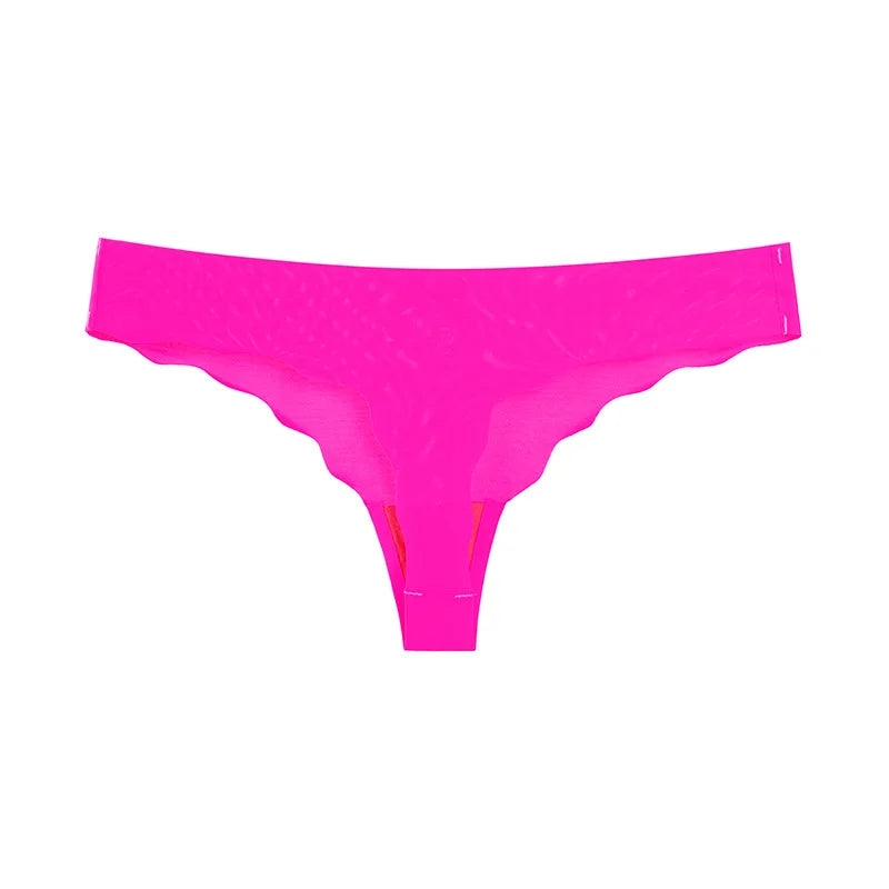Bow Seamless Thong Women Low Waist Panties Sexy Underwear Ladies Briefs Lingere Panty Underware Comfortable Lingerie Thongs
