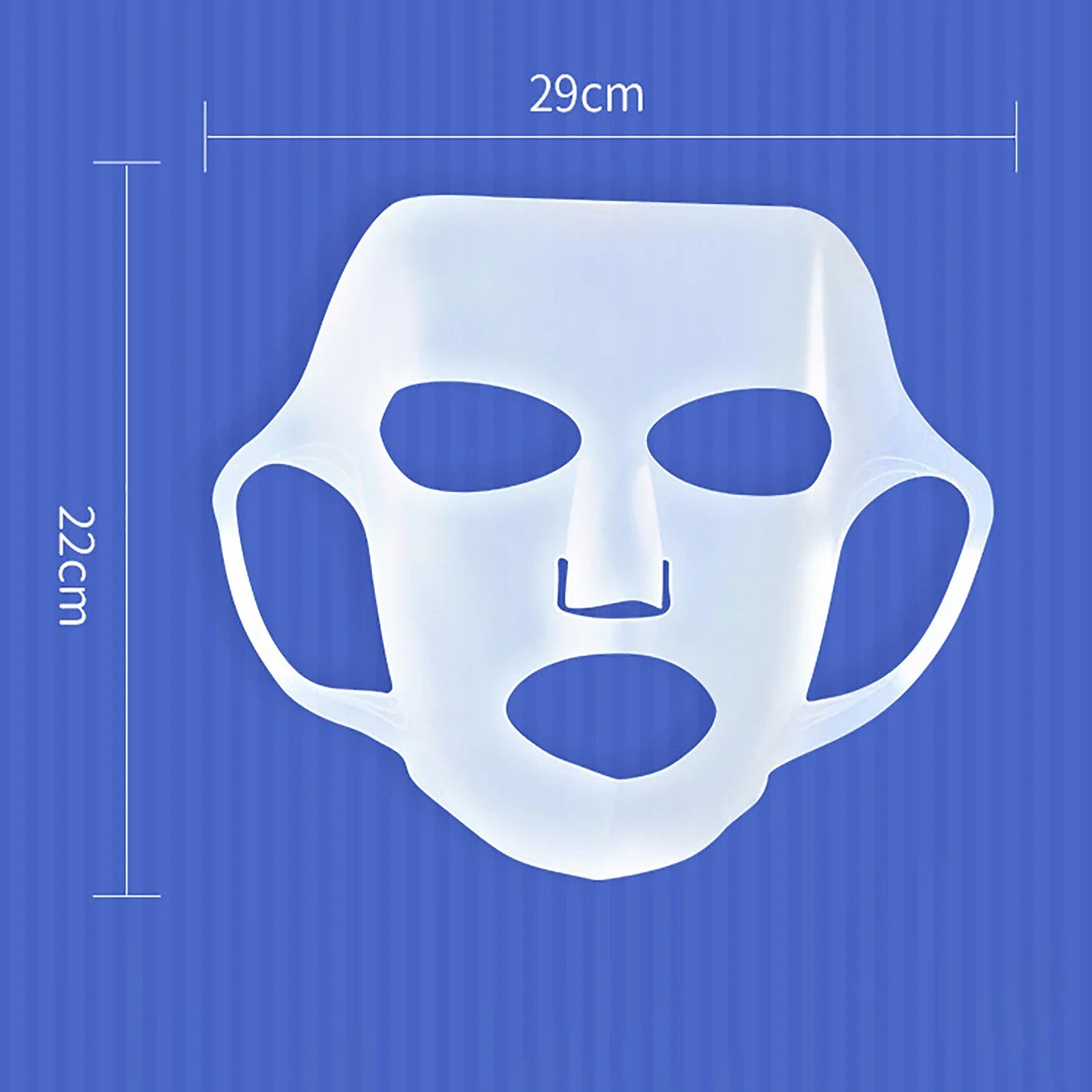 3D Silicone Mask Face Women Skin Care Tool Hanging Ear Face Mask Gel Sheet Reusable Lifting Anti Wrinkle Firming Ear Fixed Tools