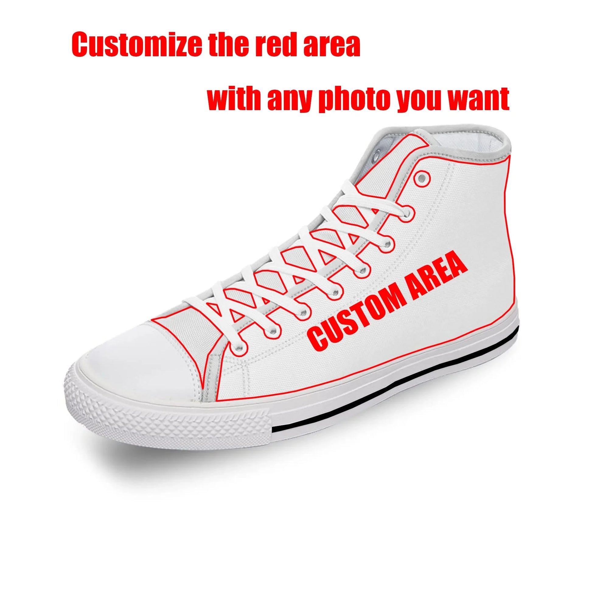 Street Art Graffiti High Top Sneakers Mens Womens Teenager Canvas High Quality Sneaker Casual Custom Made Shoes Customize Shoe