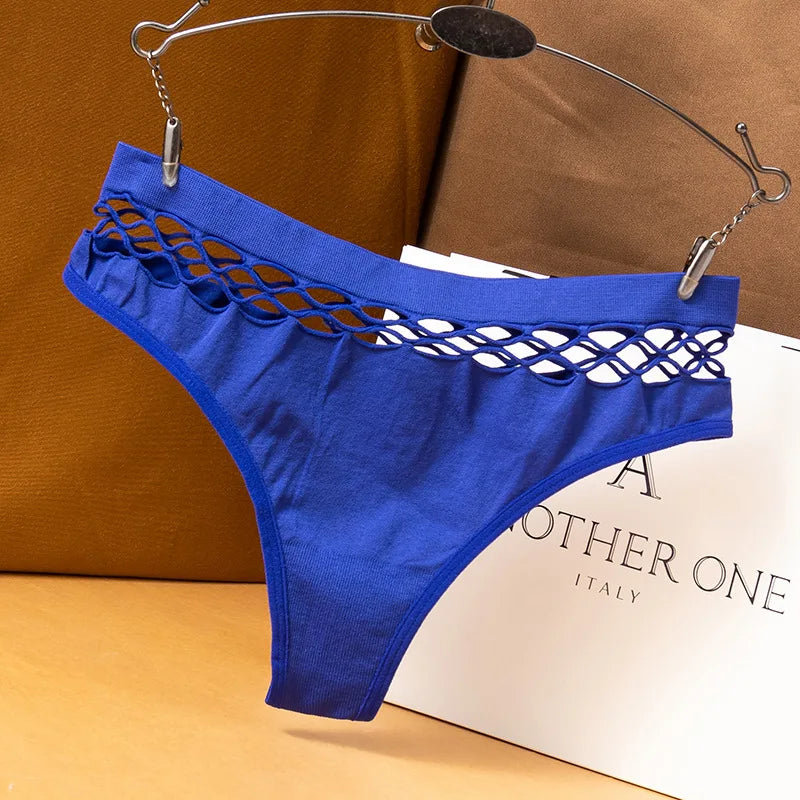 Mesh Hollow Out Thong Women Panties Sexy Breathable Underwear Ladies Briefs Lingere Panty Underware Womens Lingerie Thongs