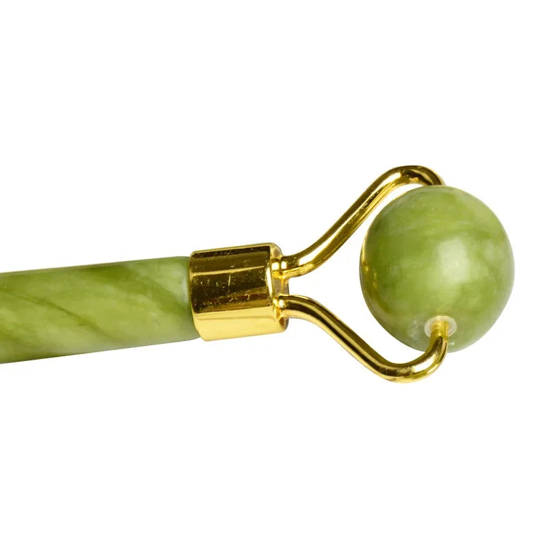 Natural Jade Roller Massager for Face Roller Gua Sha Jade Stone Face Massager Anti-Wrinkle Lift Facial Beauty Skin Care Tools