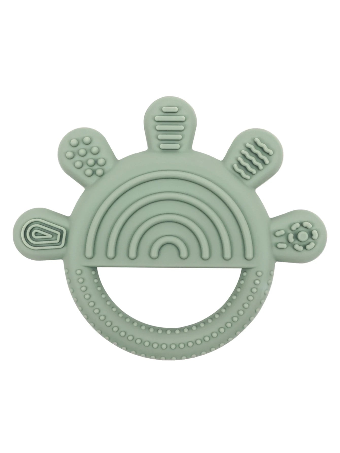 1PC Baby Silicone Teether Toys Cartoon Sun Shape Teethers for Baby Chewing Training Baby Toys Nursing Baby Accessories