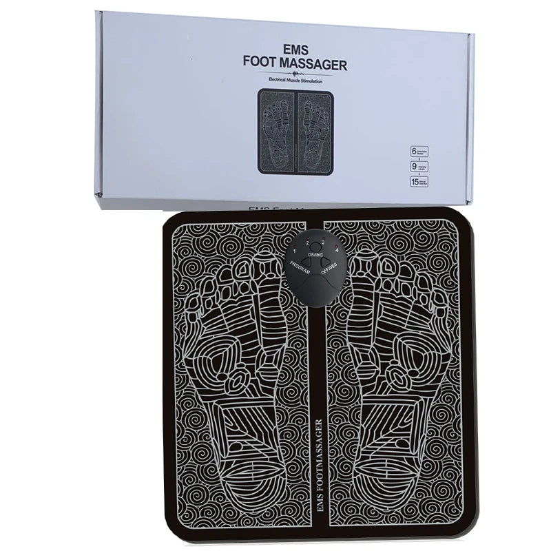 Electric EMS Foot Massager Mat Tens Massageador Pes Electroestimulador Muscular Health Care Relaxation Terapia Fisica Massage