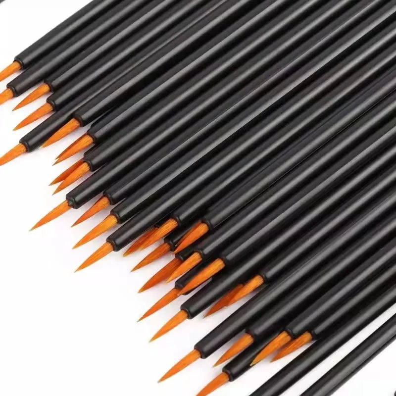 HOT 50/5 PCS Disposable Eyeliner Makeup Brush Eyeshadow Eyeliner Stick Makeup Brush Eyelash Extension Beauty Makeup Tool - My Store