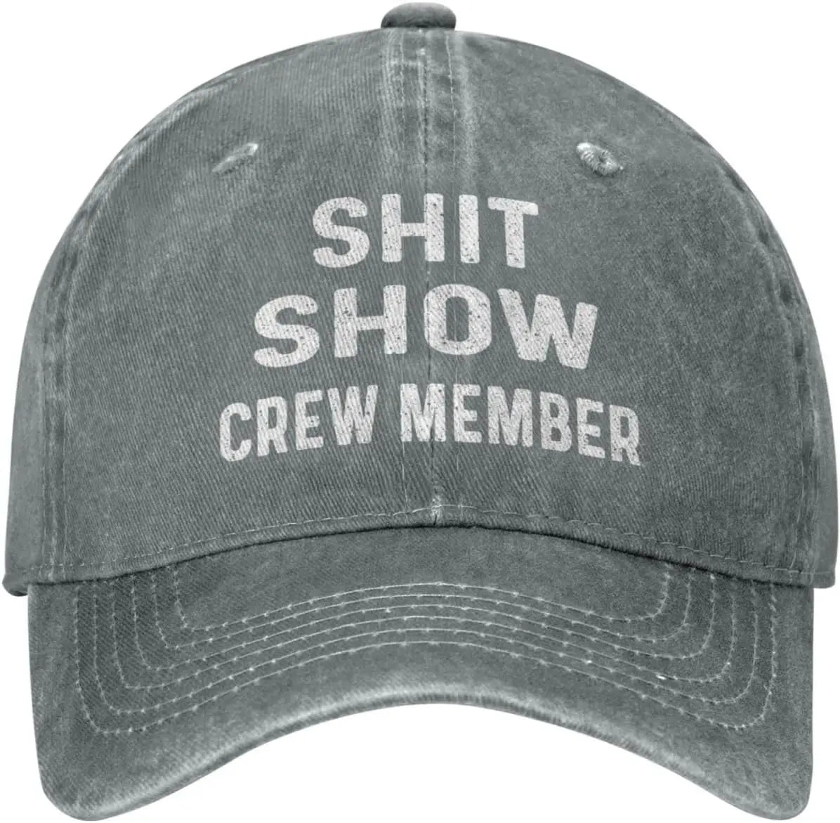 Funny Hat Shit Show Crew Member Hat Women Dad Hats Adjustable Caps