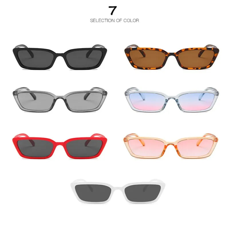 Vintage Luxury Brand Small Sunglasses Women Cat Eye Sun Glasses Shades for Woman Sunglass Ladies Retro Sunglases Zonnebril Dames