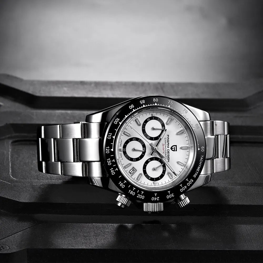 PAGANI DESIGN New Men Watches Quartz Business Watch Mens Watches Top Brand Luxury Watch Men Chronograph VK63
