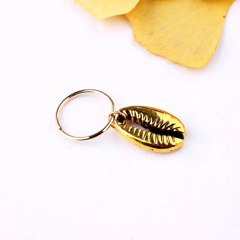 5pcs/Bag Hair Braid Bead Butterfly Dreadlock Beads Ring Braiding Hair Sparkly Hair Styling Tool Bohemian Braid Hairs Accessories