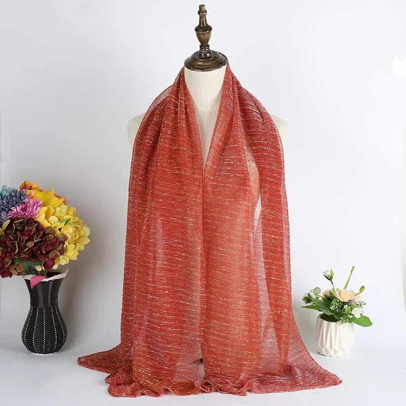 Scarves Women Plain Maxi Hijab Scarf Soft Soild Muslim Shawls Wraps Lady Viscose Head Scarfs Fashion Scarves 1Pc