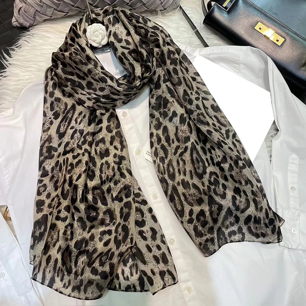 BYSIFA| Light Green Silk Scarf Ladies Fashion Spring Summer Floral Beach Scarves Shawls Fall Winter Long Scarves Wraps 180*110cm